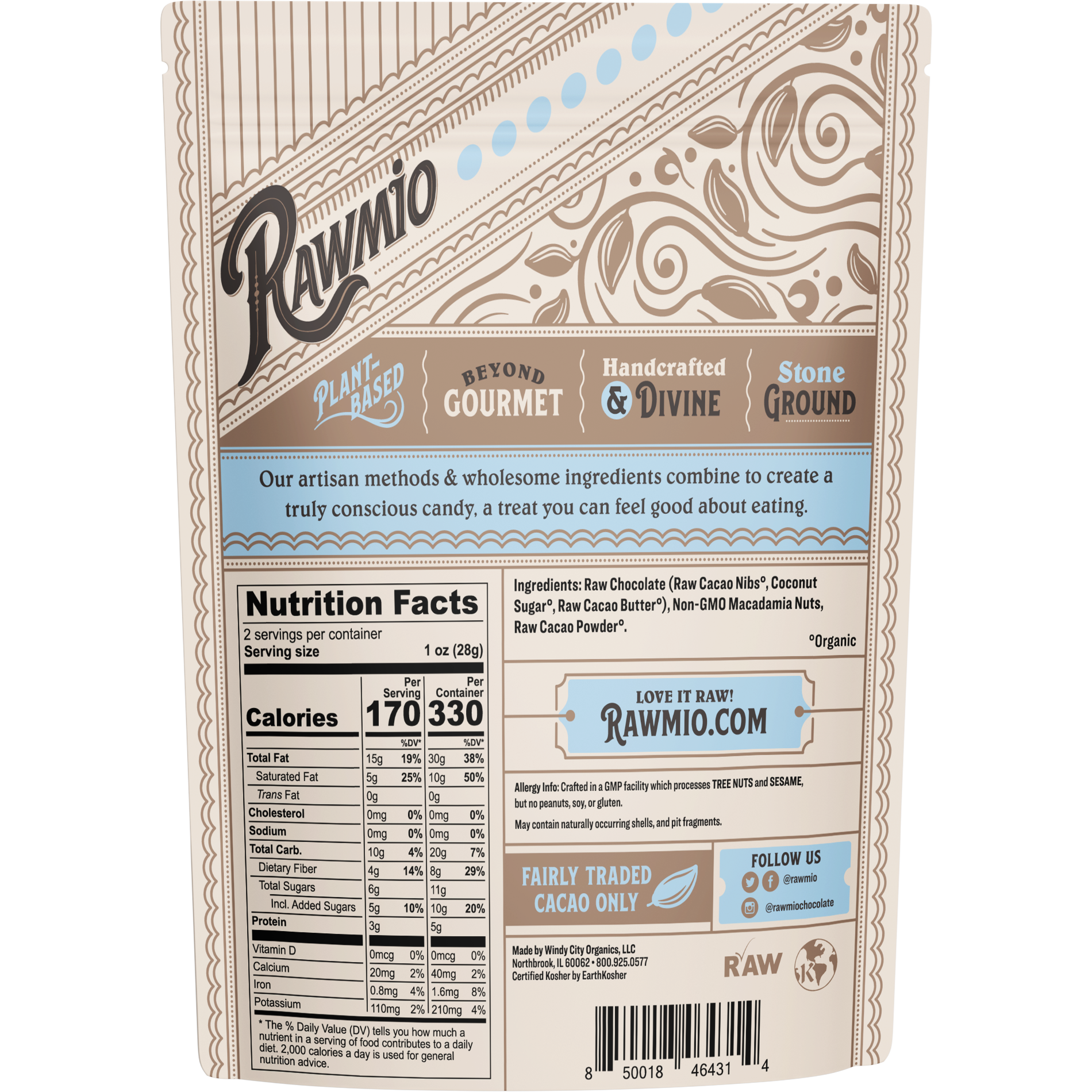 Windy City Organics - Wholesale Chocolate Covered Sweets - Chocolate Covered Macadamia Nuts1