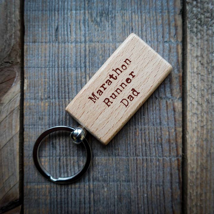EllieBeanPrints - Wholesale Keychain - Unisex - Marathon Running Mum/Dad Key Ring | Running KeyringÂ