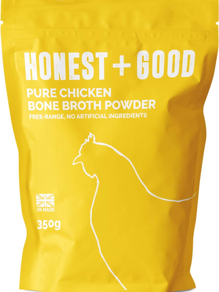 Pure Chicken Bone Broth (Free Range) for wholesale by Honest + Good