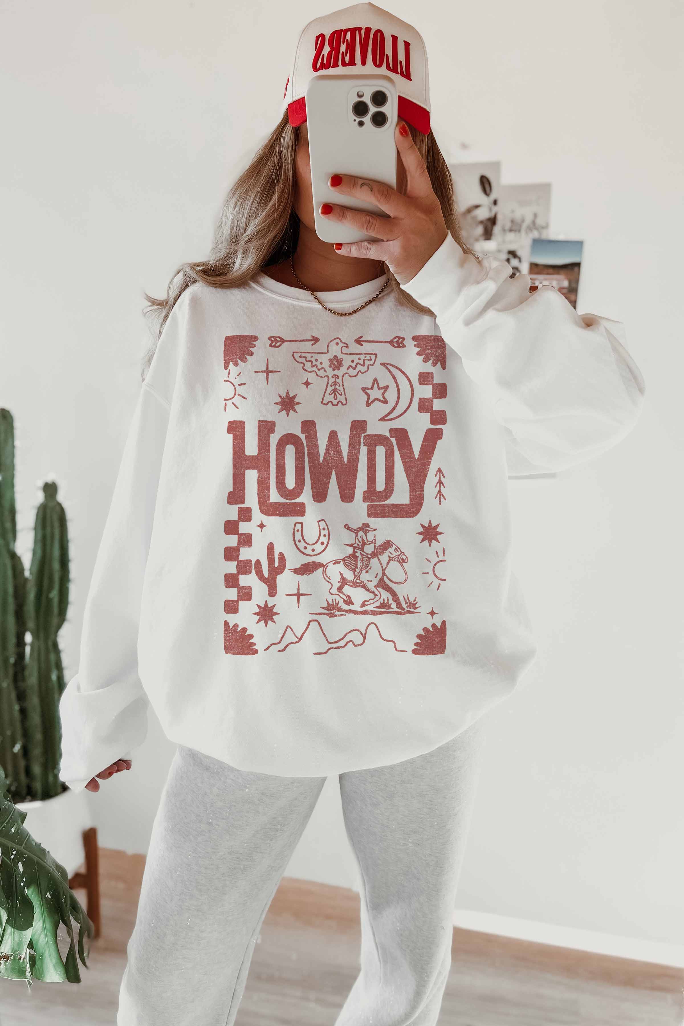 GOOD DAY STREET – Camisola gráfica - Mulher por atacado – [G1889X-OSS]-SWEATSHIRTS OVERSIZED HOWDY1