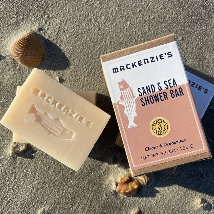MacKenzie's Fisherman - Wholesale Bar Soap - Sand & Sea Shower Bar- 5.5 oz (12 qty)