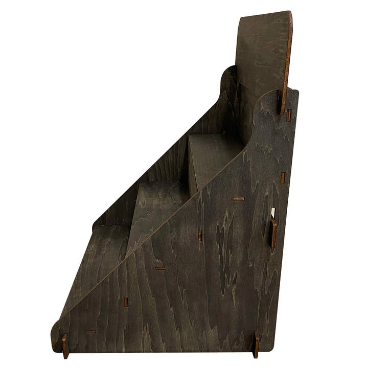 Torched Displays - Wholesale Retailer Display Stand/Case - 3 Step Riser Display Stand for Soaps, Candles and Tumblers