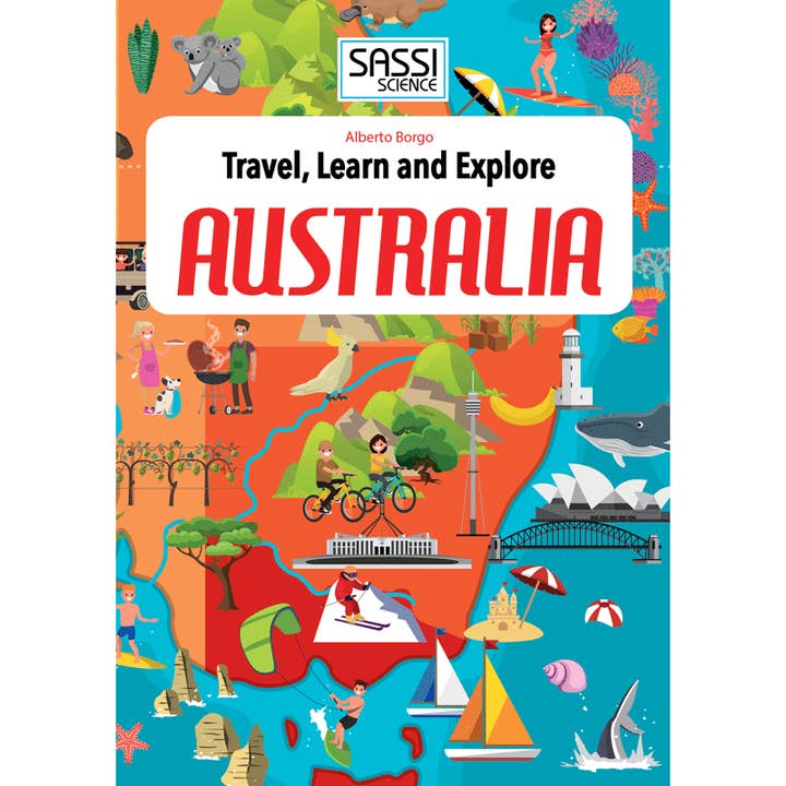 Axis Toys & Gifts - Wholesale Puzzle – Child - Sassi Travel, Learn and Explore - Puzzle and Book Set - Australia, 210 pcs2