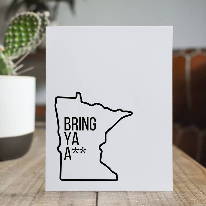 Bring Ya Ass: Fun Minnesota Anthony Edwards Charles Barkley for wholesale by The Cheeky Press