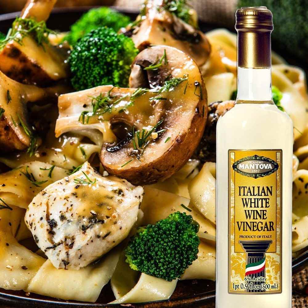 Fine Italian Food - Wholesale Vinegar - Mantova Italian White Wine Vinegar, 17 fl. oz.2