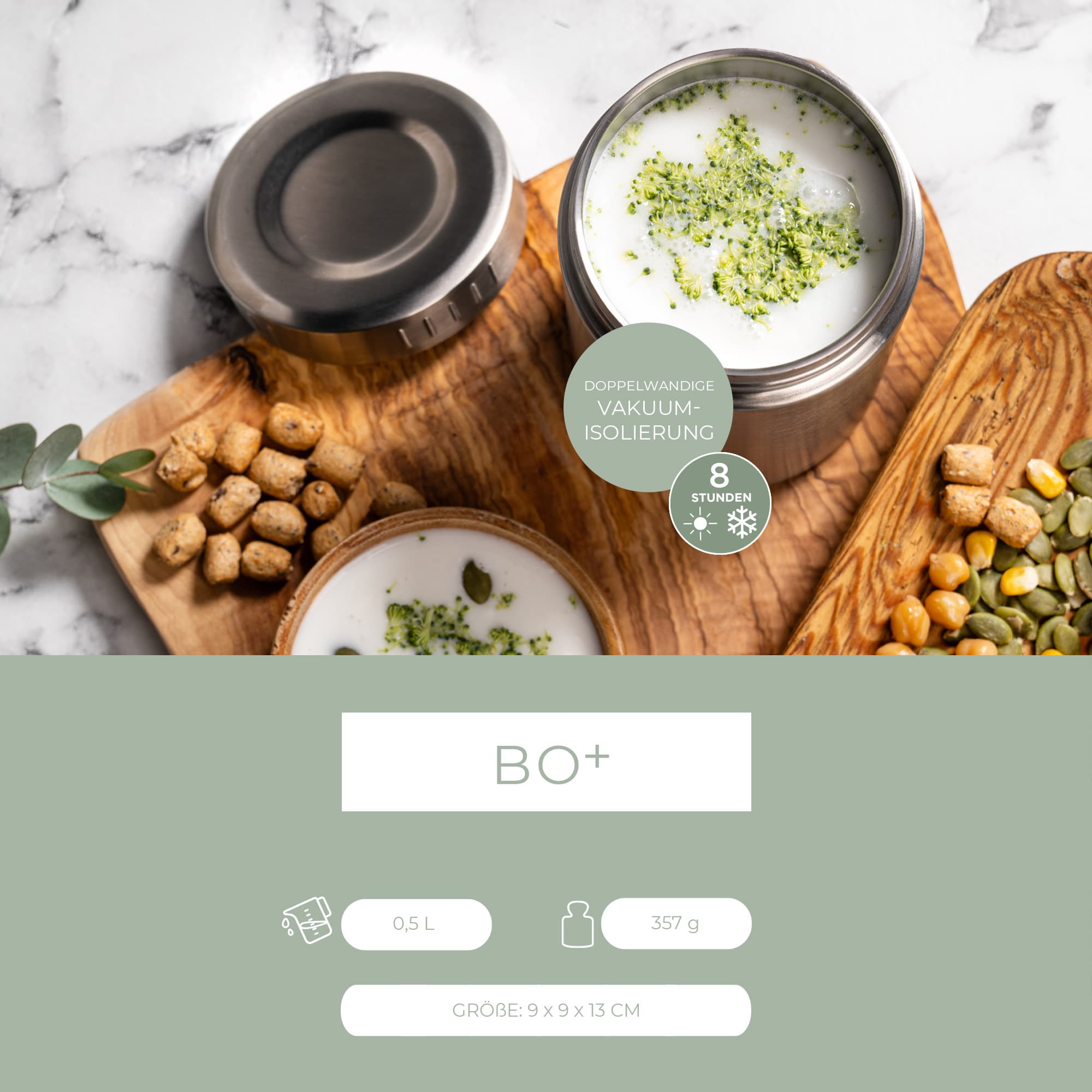 ECO Brotbox - Wholesale Lunch Bag/Box - Insulated container BO+ (0.5 L)1