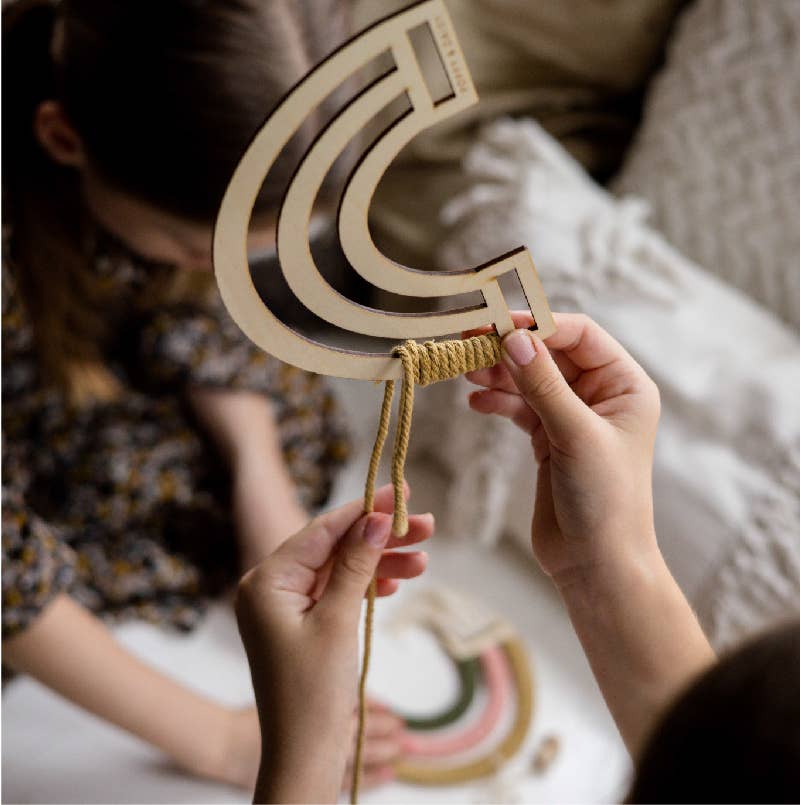 Poppy & Daisy Designs - Wholesale DIY Craft Kit - Kids - Macrame Rainbow3