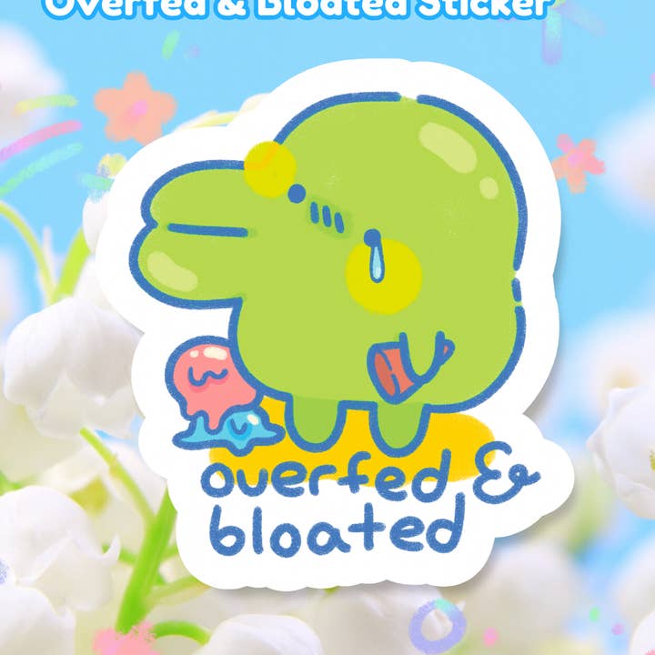 Overfed & Bloated Tamagotchi Sticker for wholesale by Cutiepieviv