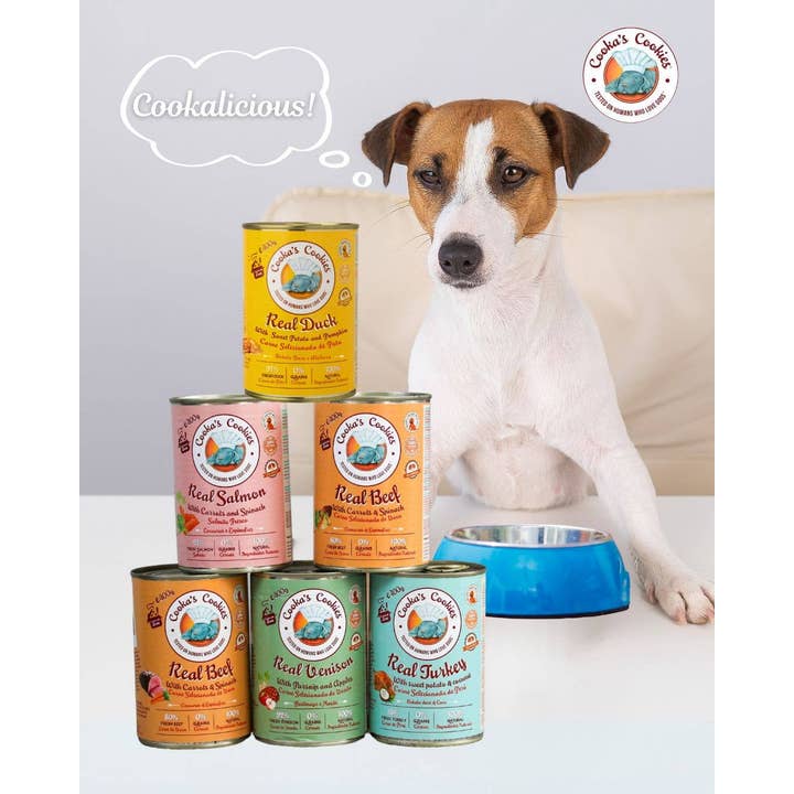 Belpharmed bv: Cooka's Cookies & Sensidog - Wholesale Pet Food - Dog - Real Duck - Natural Humid Dog Food2