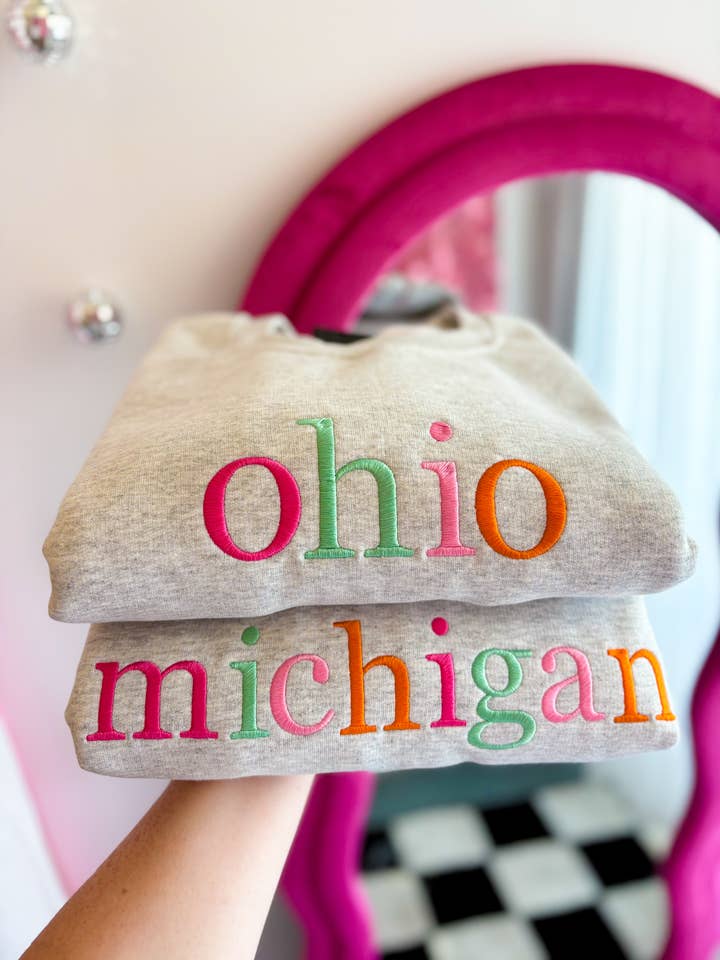 Graphic Tees & Co. - Wholesale Sweatshirt - Women's - CUSTOM State Crewneck | Custom Sweatshirt | Gift5