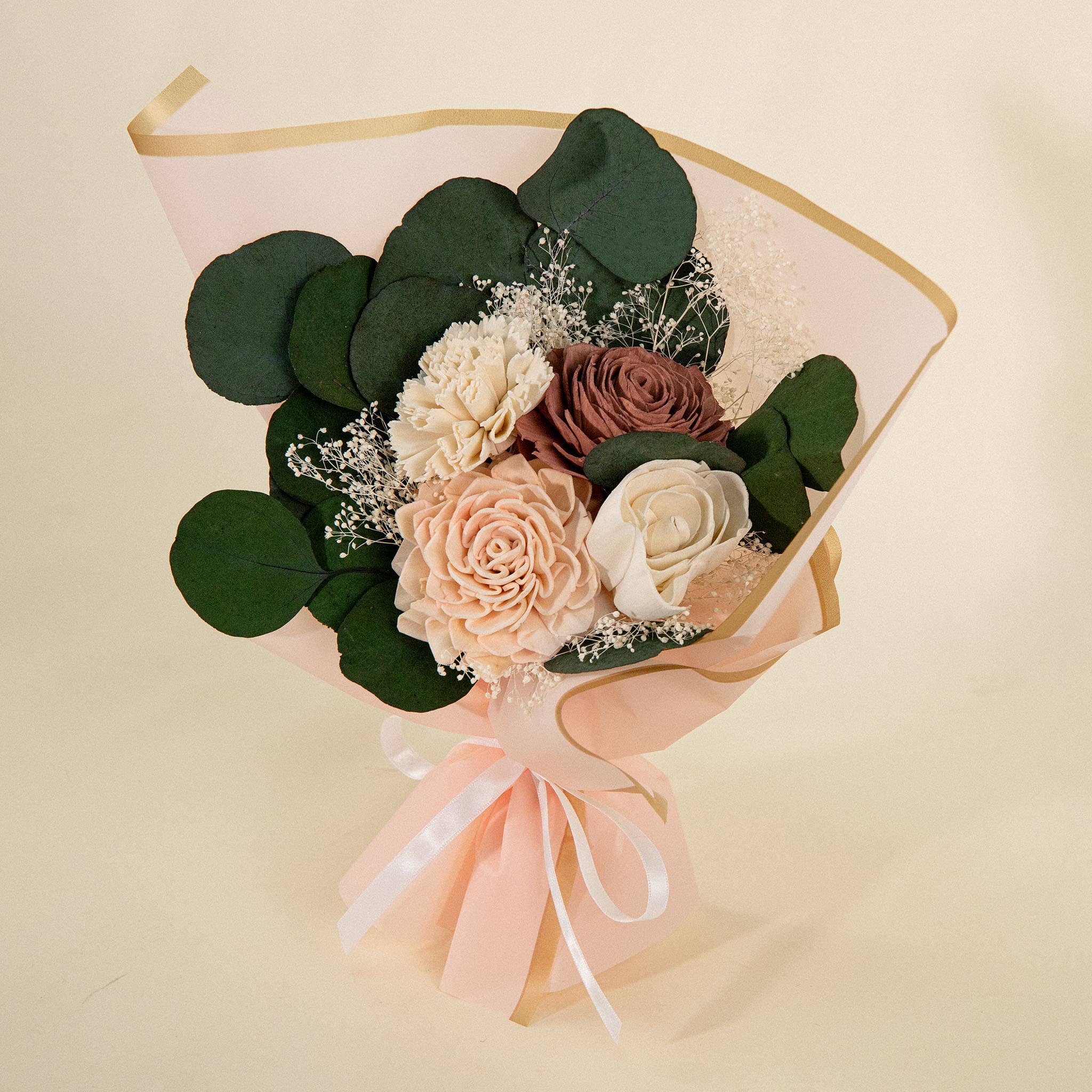 Sola Wood Flowers - Wholesale Artificial Flowers - Mini Deluxe Bouquets - Pink Breeze1