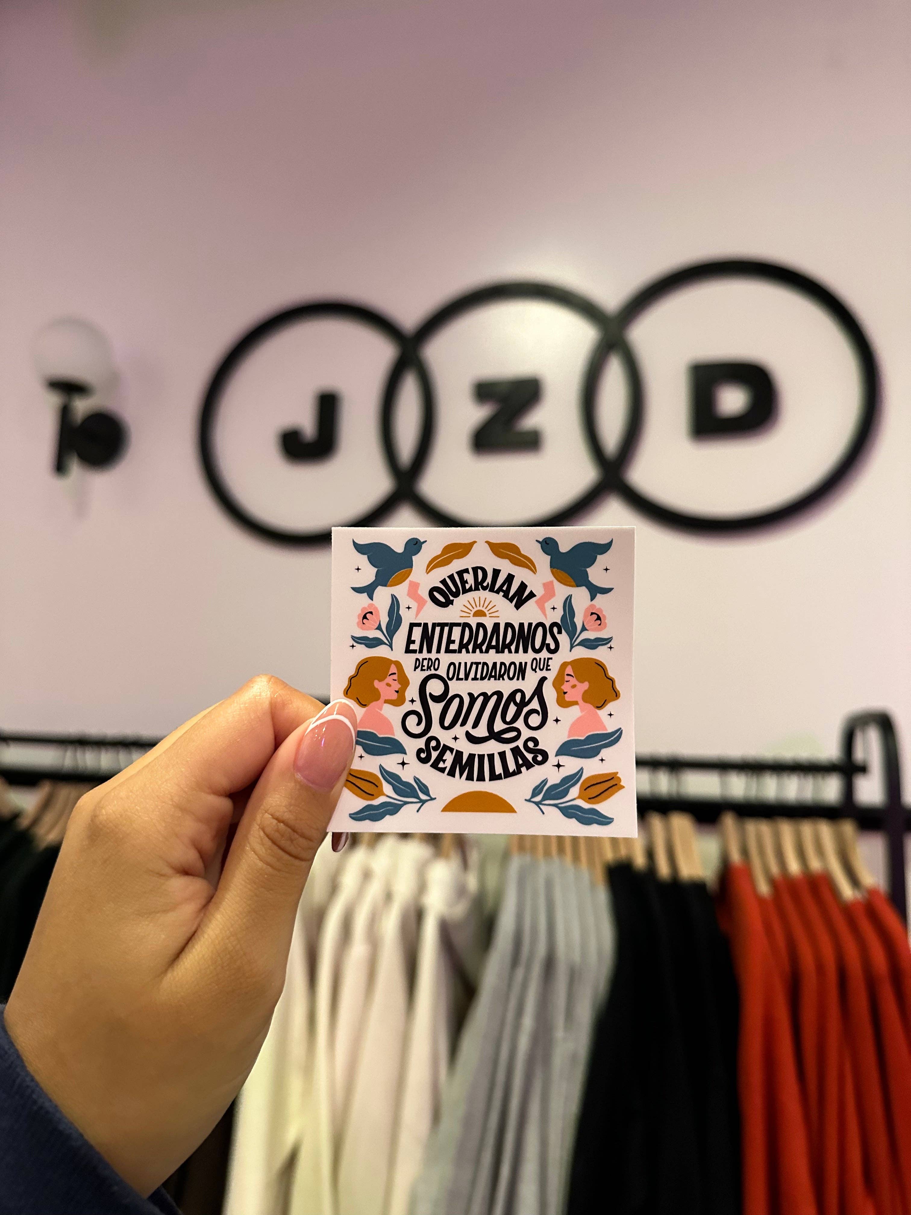 Jen Zeano Designs - Wholesale Sticker - Semillas Sticker1