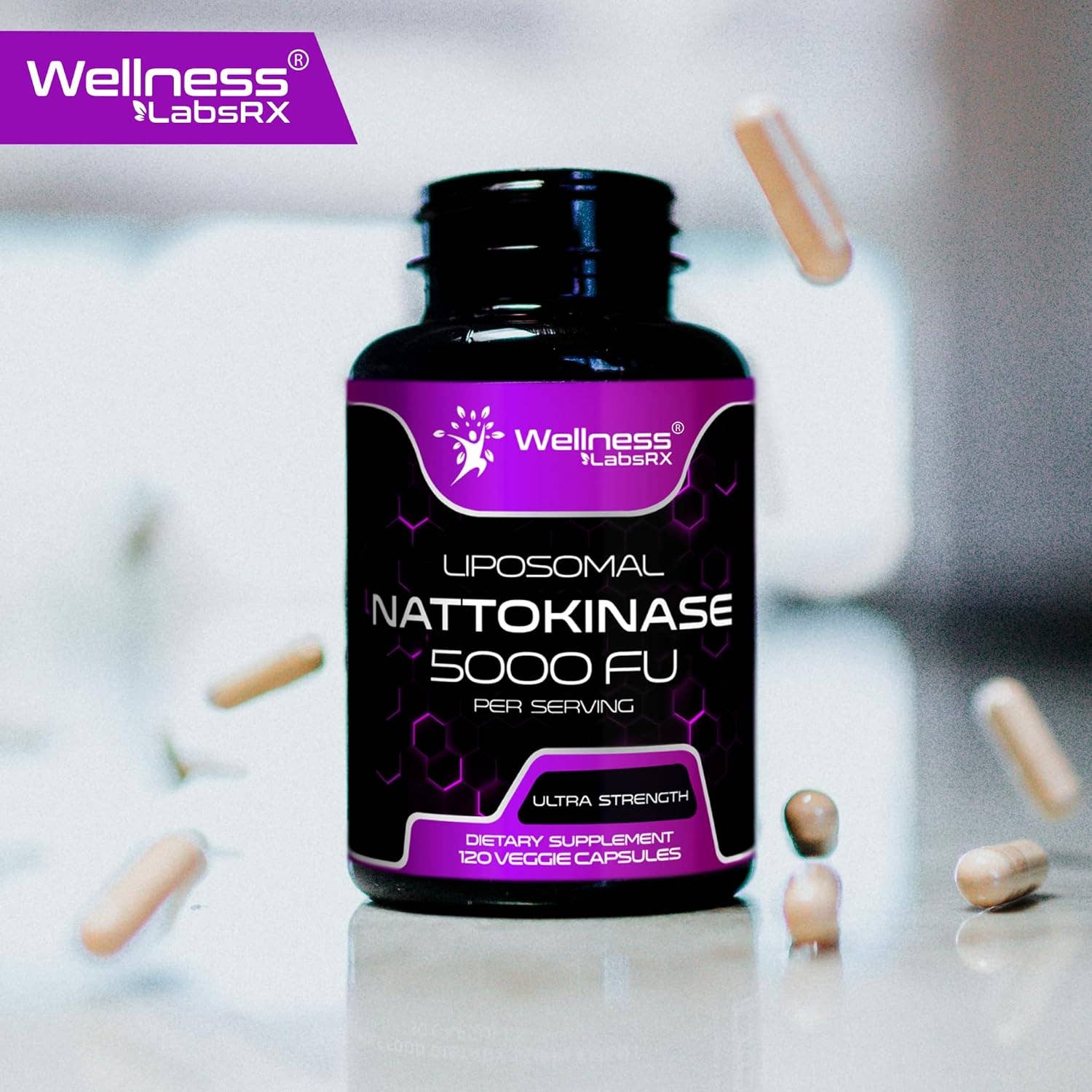 Health & Wellness Associates Inc. - Wholesale Oral Supplement/Vitamin - 5000 FU Liposomal Nattokinase – 120 Capsules8