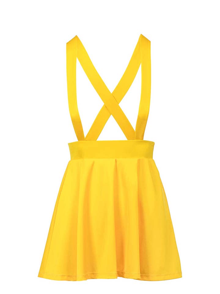 Gul frodig nederdel for engroshandel hos KALAIA