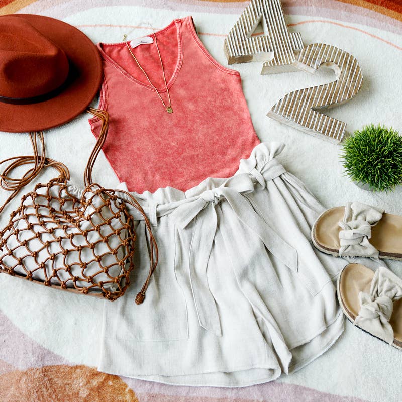 42POPS – Bodysuit - Mulher por atacado – Body de algodão lavado com fechamento em botões de pressão49