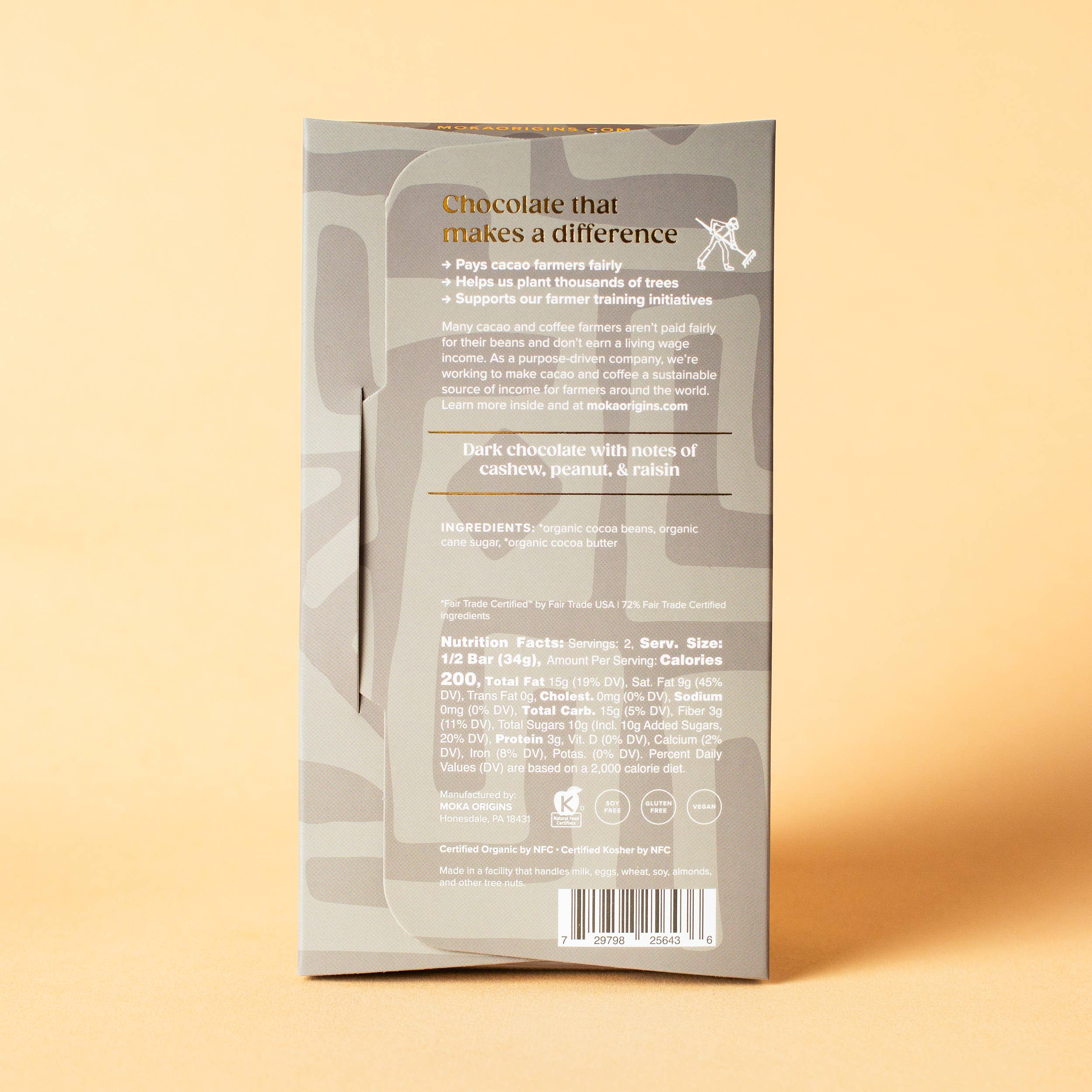 Moka Origins – wholesale Chocolate bar – Ghana 72% Dark Chocolate1