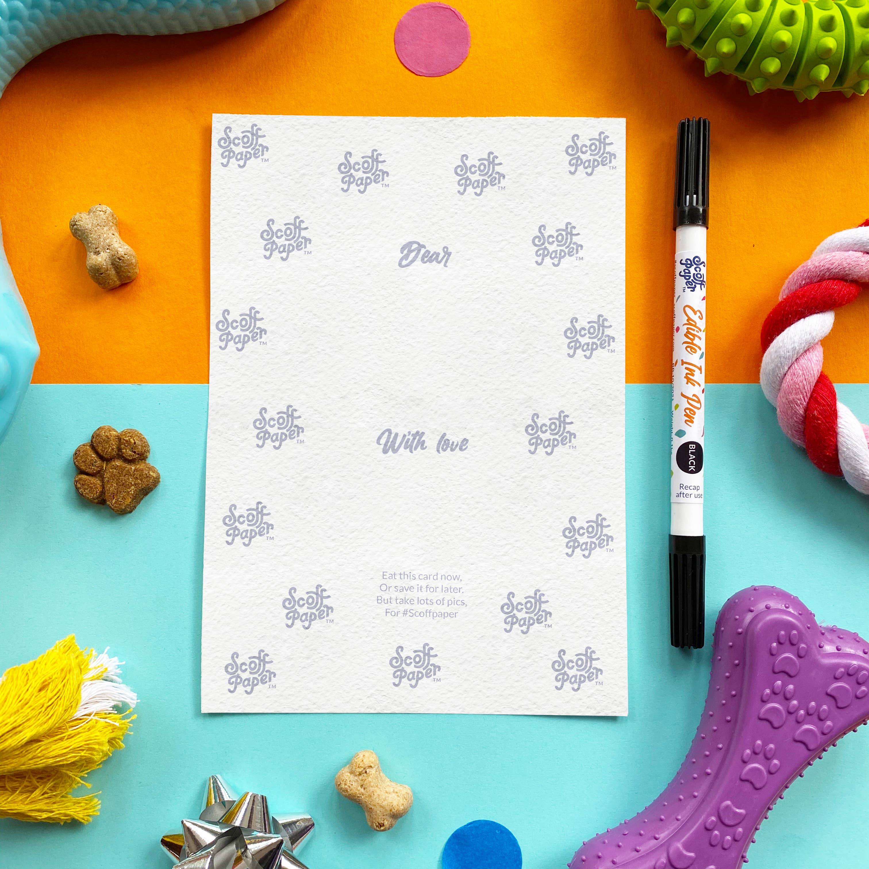 Scoff Paper – Engroshandel Godbid - Hund – 🍽️ Julemiddag – Spiselig Kort til Hunde3