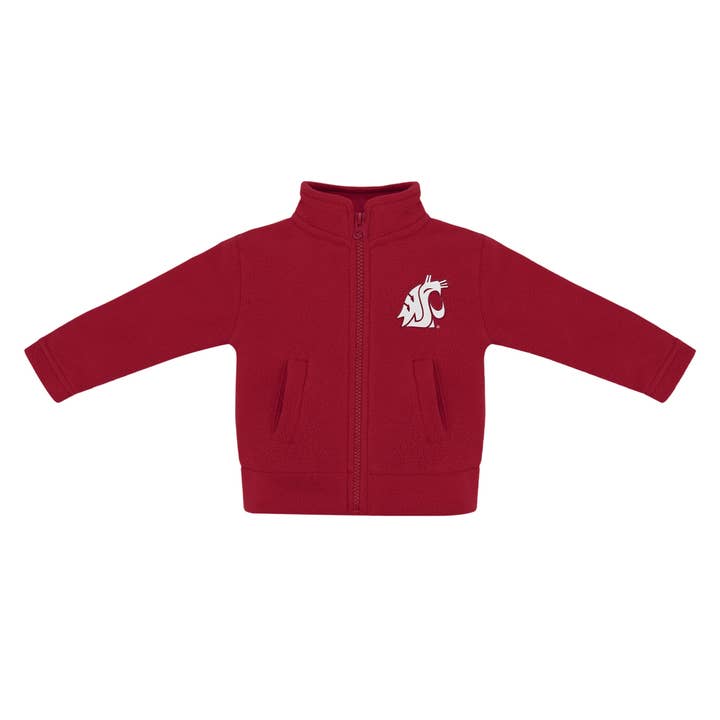 Washington State Cougars Kids Fleece Jacket for wholesale by Creative Knitwear