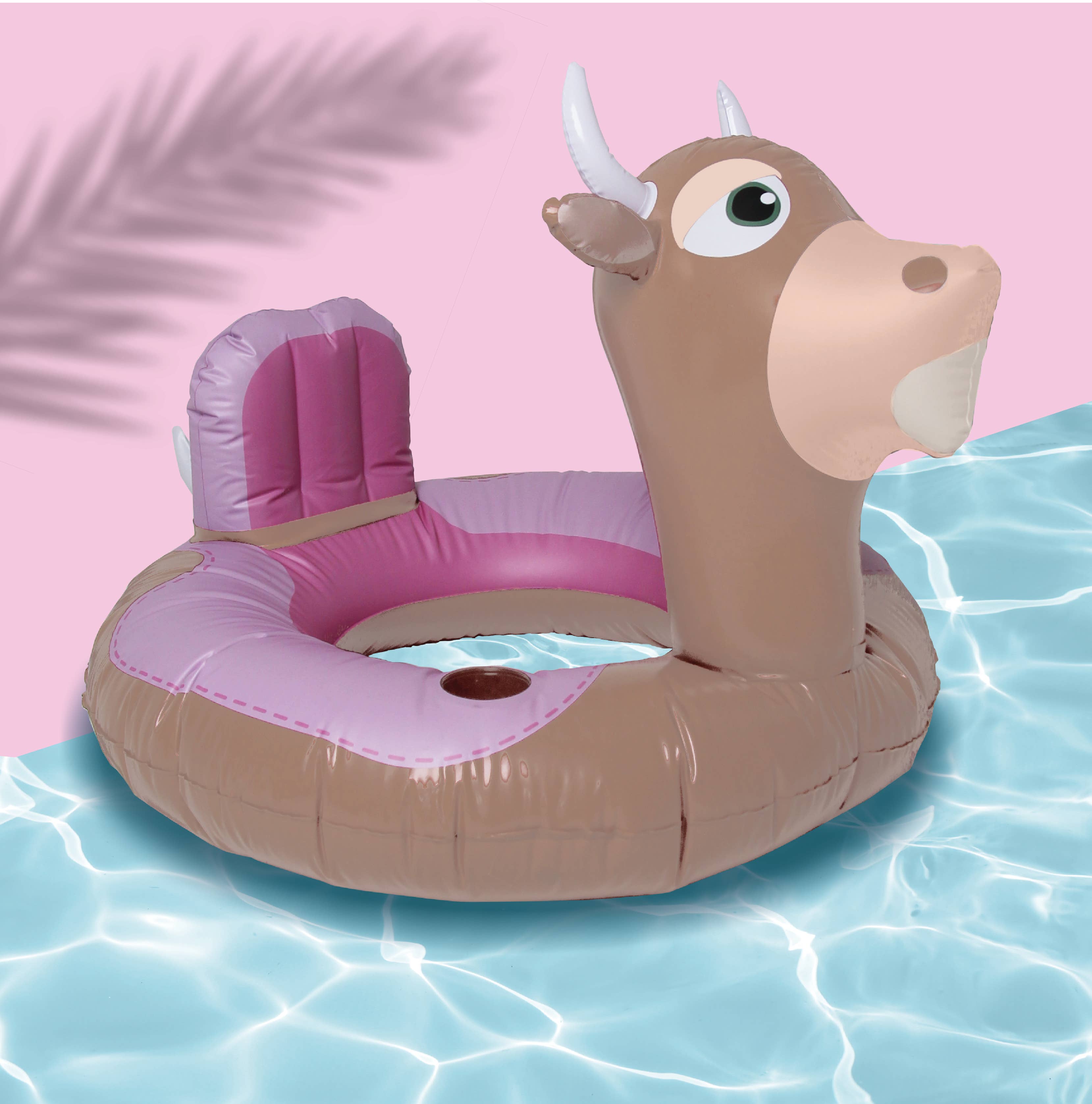NPW - Wholesale Inflatables - Western Fa-Bull-Ous Pool Ring1