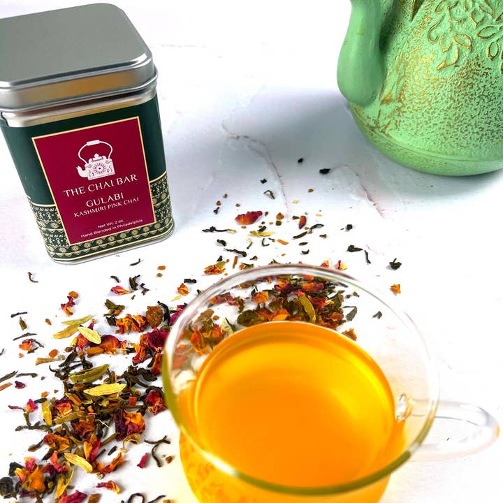 The Chai Bar - Wholesale Loose Tea - Gulabi (Kashmiri Pink Chai)1