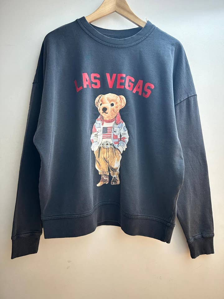 10438 Vintage Printed Sweatshirt for wholesale by LORIANE