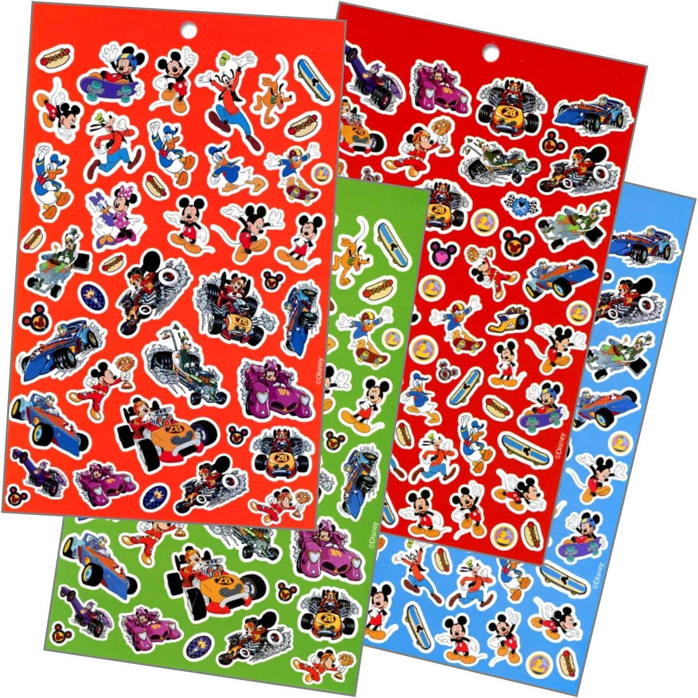 Innovarix - Vente Autocollant - Enfant et bébé - Tapis d'autocollants Disney Mickey Mouse - Plus de 200 autocollants1