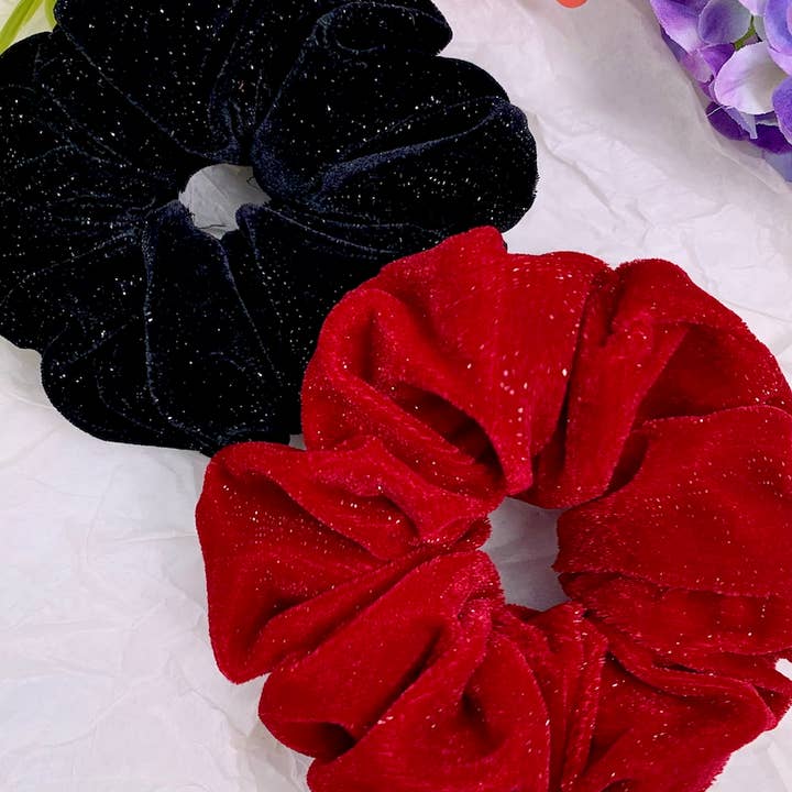 BYREN | ÉLINE L'ATELIER - Wholesale Hair Accessories Set - Women's - Satin Effect Elastic Scrunchies FQ82M2