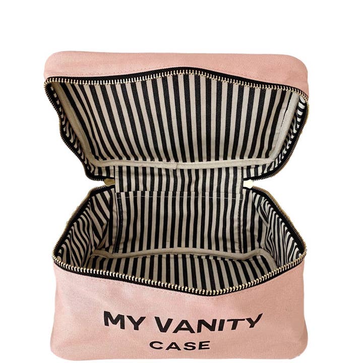 Bag-all - Wholesale Makeup/Cosmetic Bag - Vanity Case, Makeup & Toiletry, L – Pink/Blush