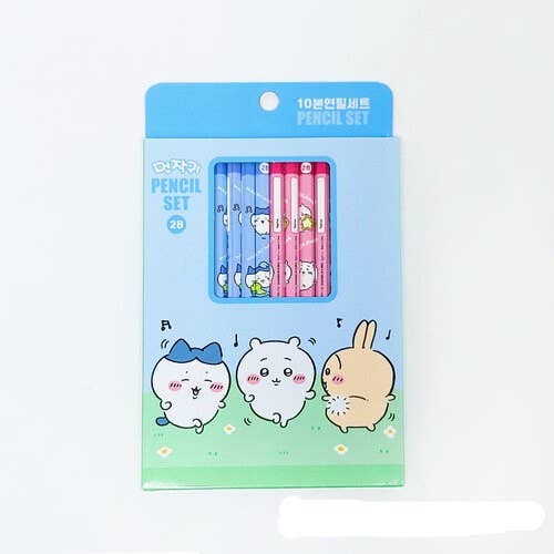 K-Wonderland - Wholesale Pencil - Chiikawa Character Pencil Set – 5 pcs / 10 pcs13