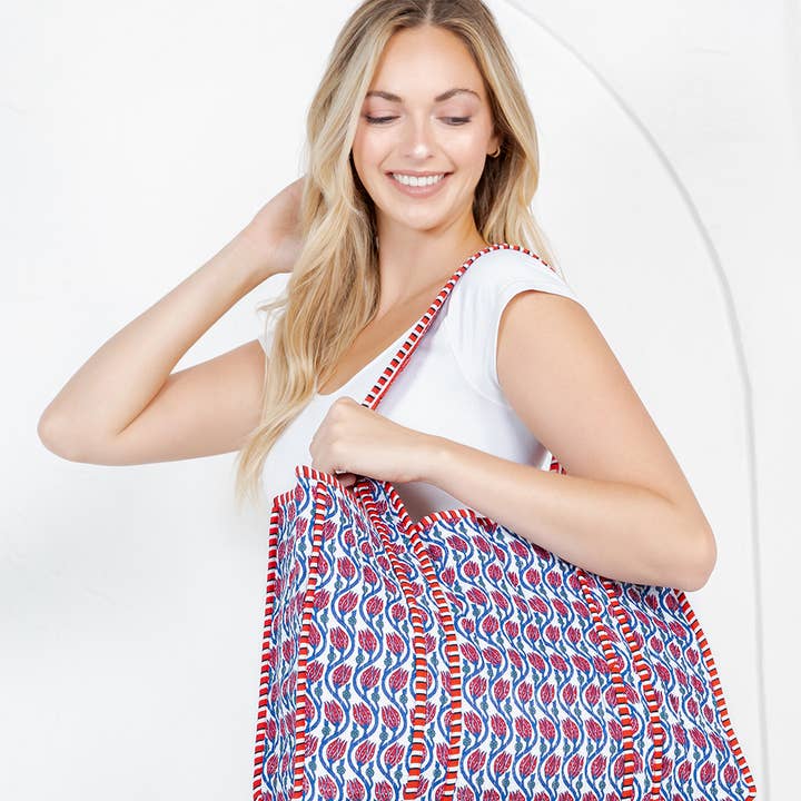 LA Soul - Wholesale Tote Bag - Women's - Quilted Tote Bag (BG-97)0
