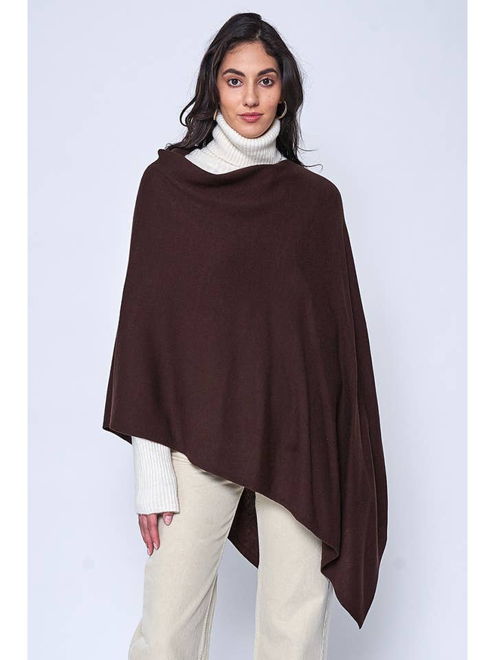 Hana - Wholesale Poncho - Women's - Solid Scarf Poncho33
