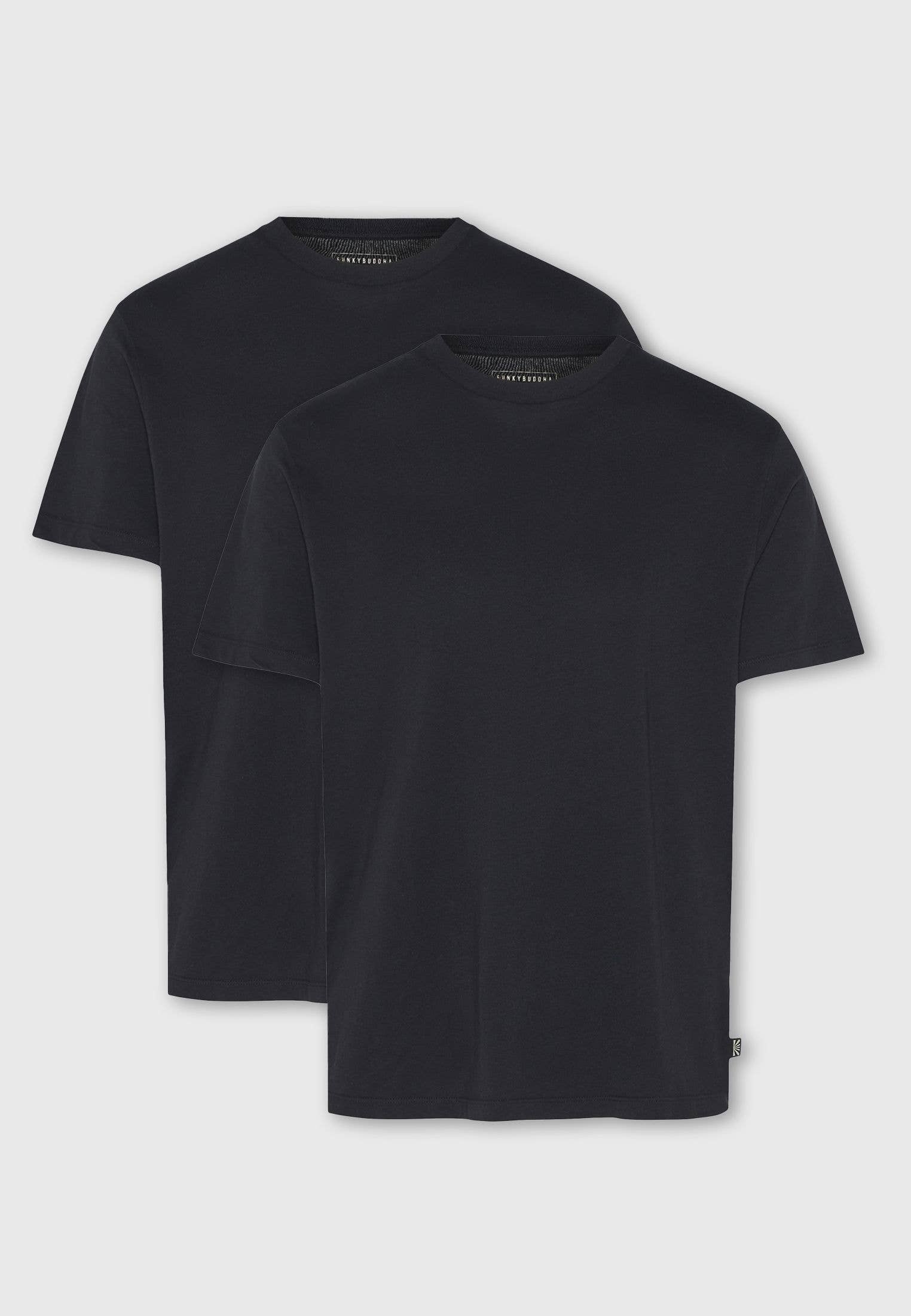 Funky Buddha - Wholesale T-Shirt - Men's - Men'S Plain T-Shirts (2-Pack)1