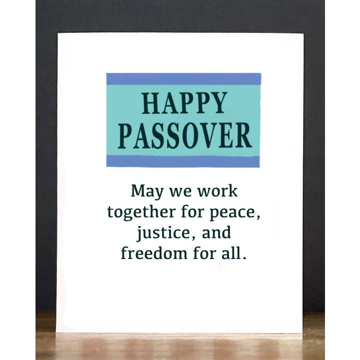 Cards by Charlot – wholesale Passover card – Passover: At the Seder Table (vertical)2