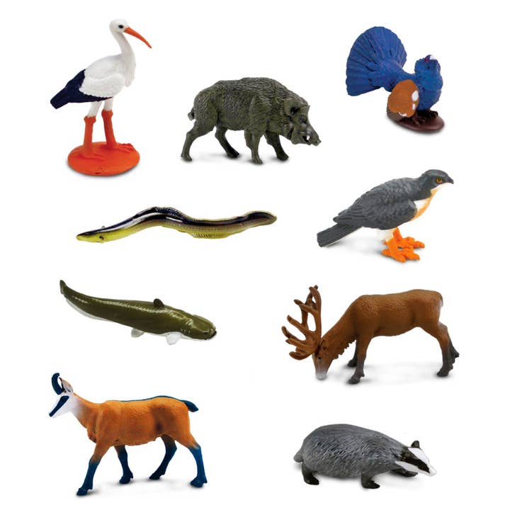 Safari Ltd. - Wholesale Figurine Toy - Kids - European Animals TOOB