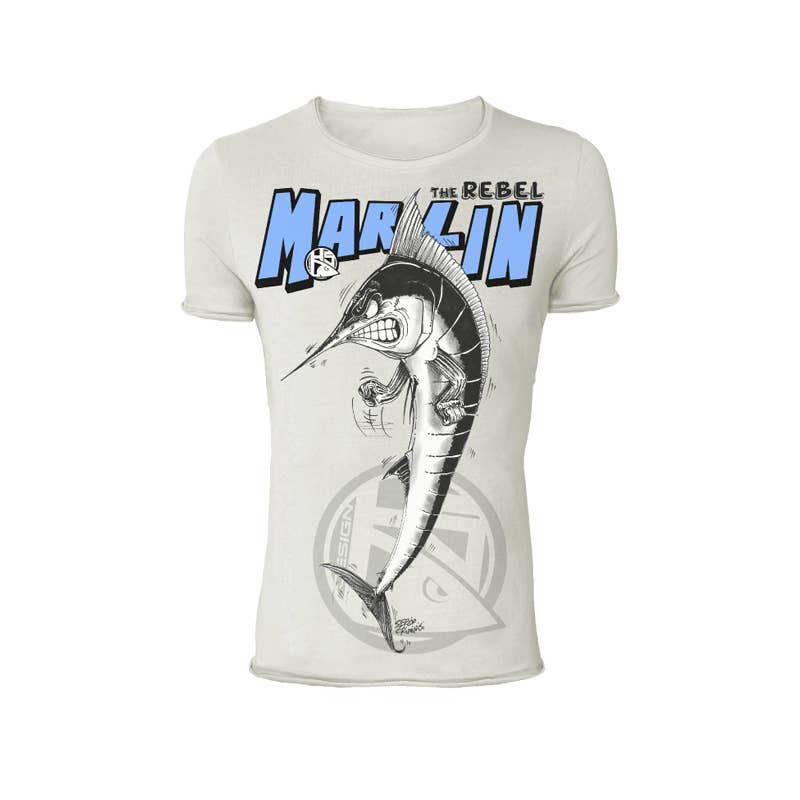 Hotspot Design - Wholesale Screen Printed T-Shirt - Unisex - Marlin T-shirt