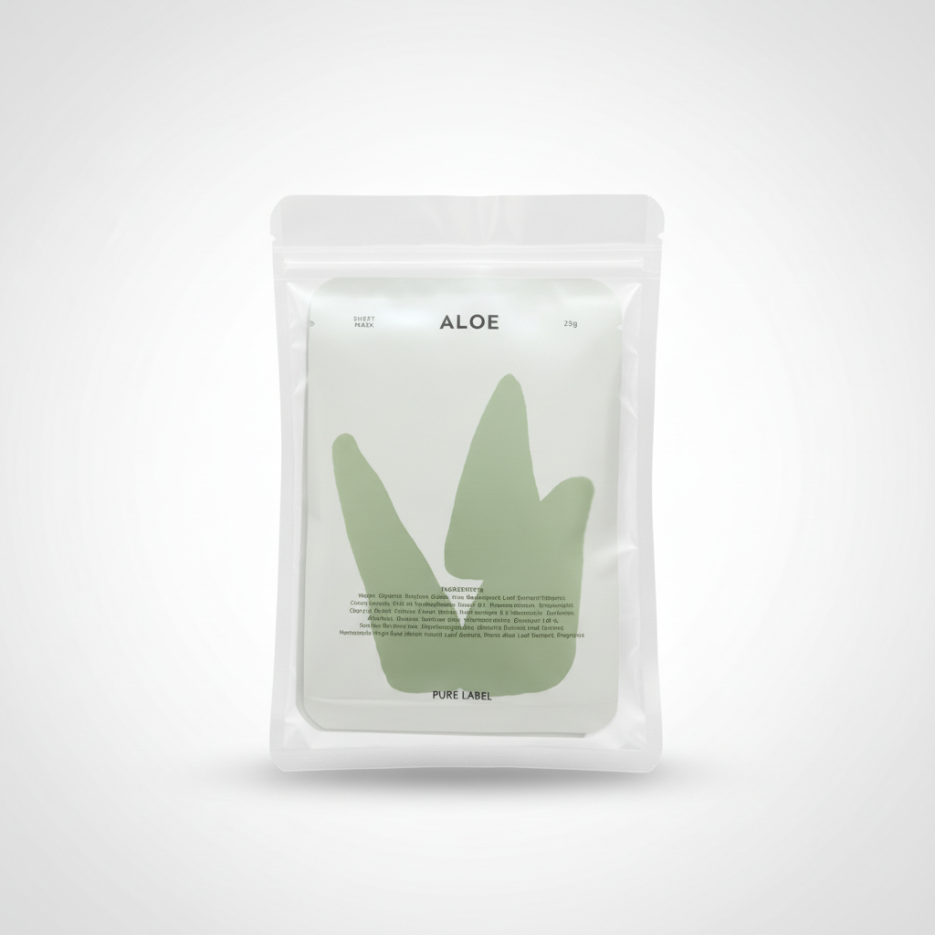 CELEMENT /IN YOUR GLOW - Wholesale Skincare Face Mask - 5 Pack K-Beauty Aloe Sheet Mask Soothing & Moisture Recovery2