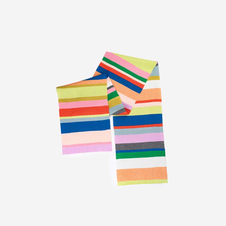 VERLOOP | knits - Wholesale Scarf - Unisex - Multi Stripe Big Scarf2
