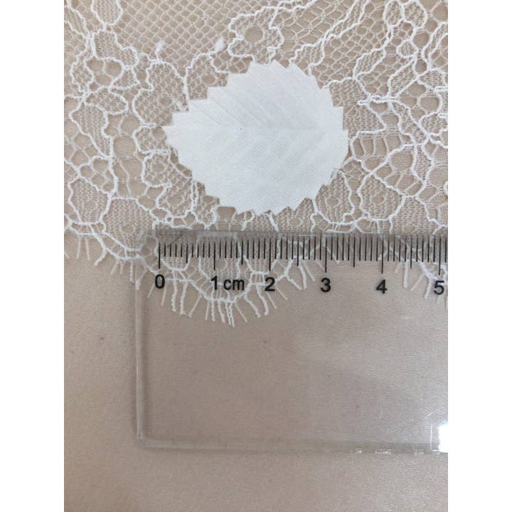 Off White 5 Pc Ivory, Bridal Fabric Leafs, Petals K26 for wholesale on Faire3