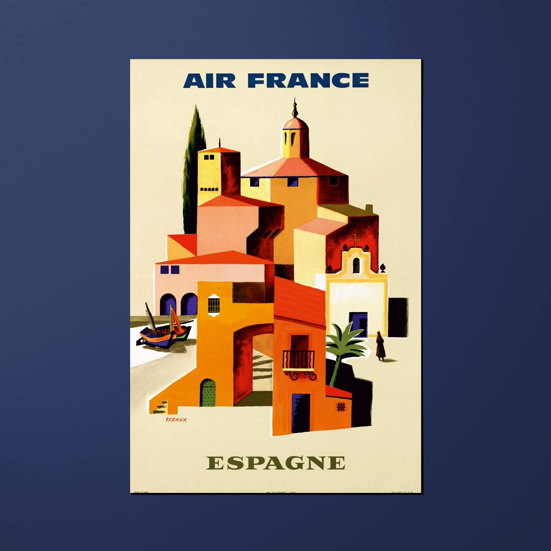 Oneart - Wholesale Postcard - Air France Postcard / Spain - AFL00940