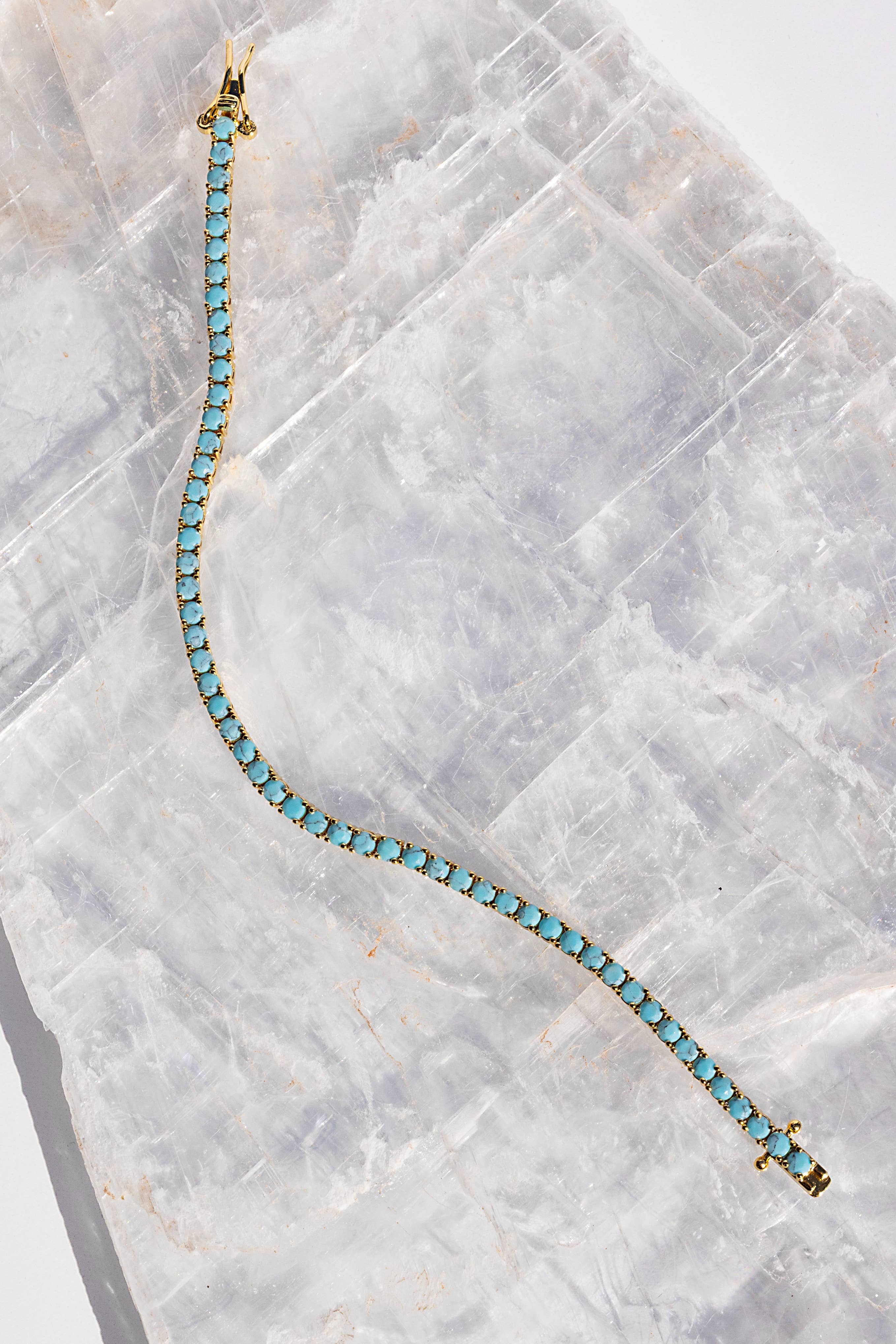 Native Gem - Wholesale Tennis Bracelet - TENNIS BRACELET- TURQUOISE 1