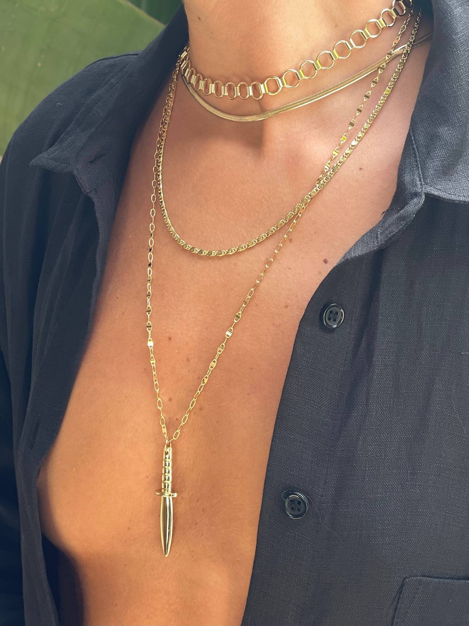 House of Au.ORA - Wholesale Choker/collar - One in A Million Necklace - Gold or Silver3