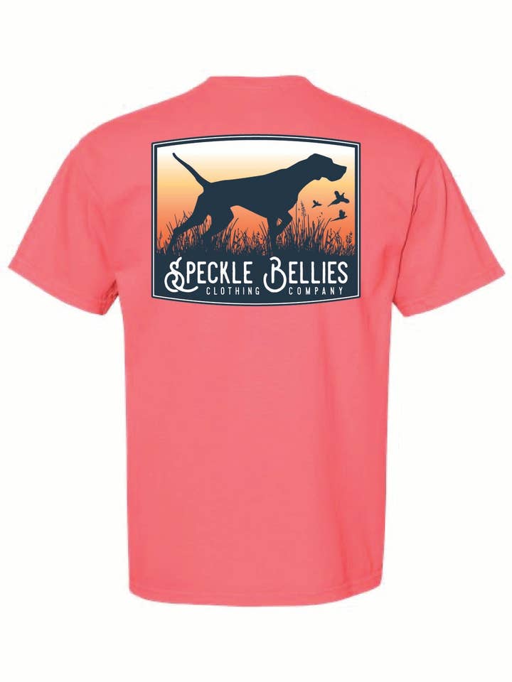 Camiseta Pointer por atacado de Speckle Bellies Clothing Company