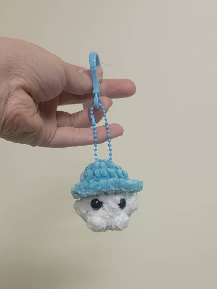 Crochet Mushroom Child Keychain for wholesale by Bear Rye