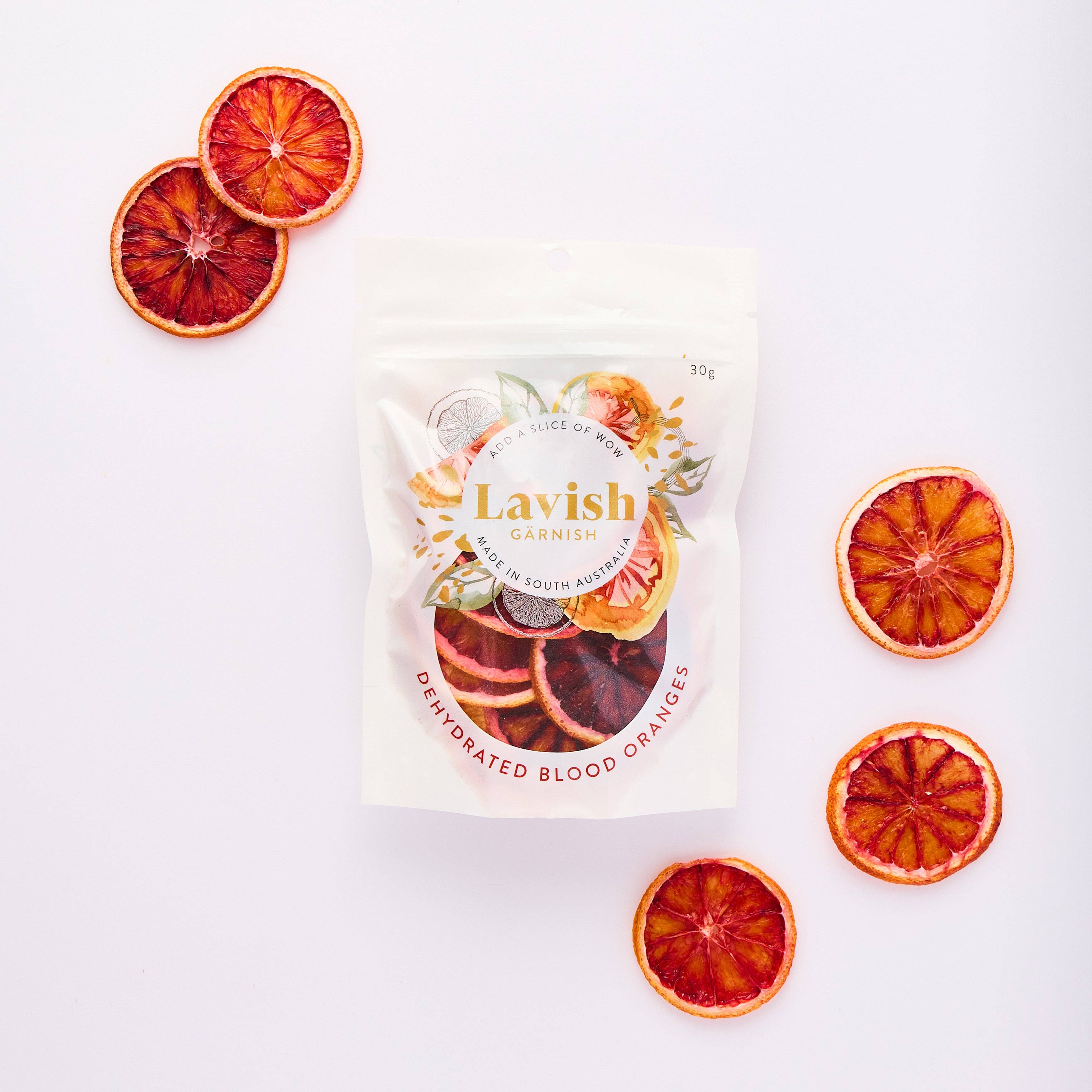 Lavish Gärnish - Wholesale Dried/dehydrated fruit - Dehydrated Blood Orange0