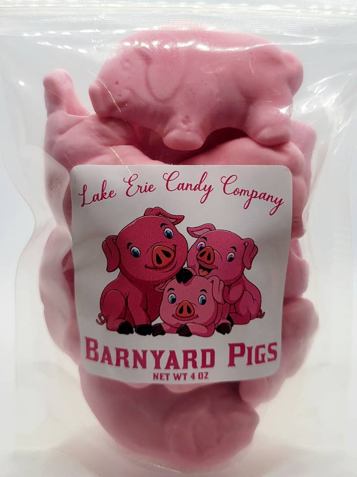 Barnyard Pigs for wholesale by Lake Erie Candy Company