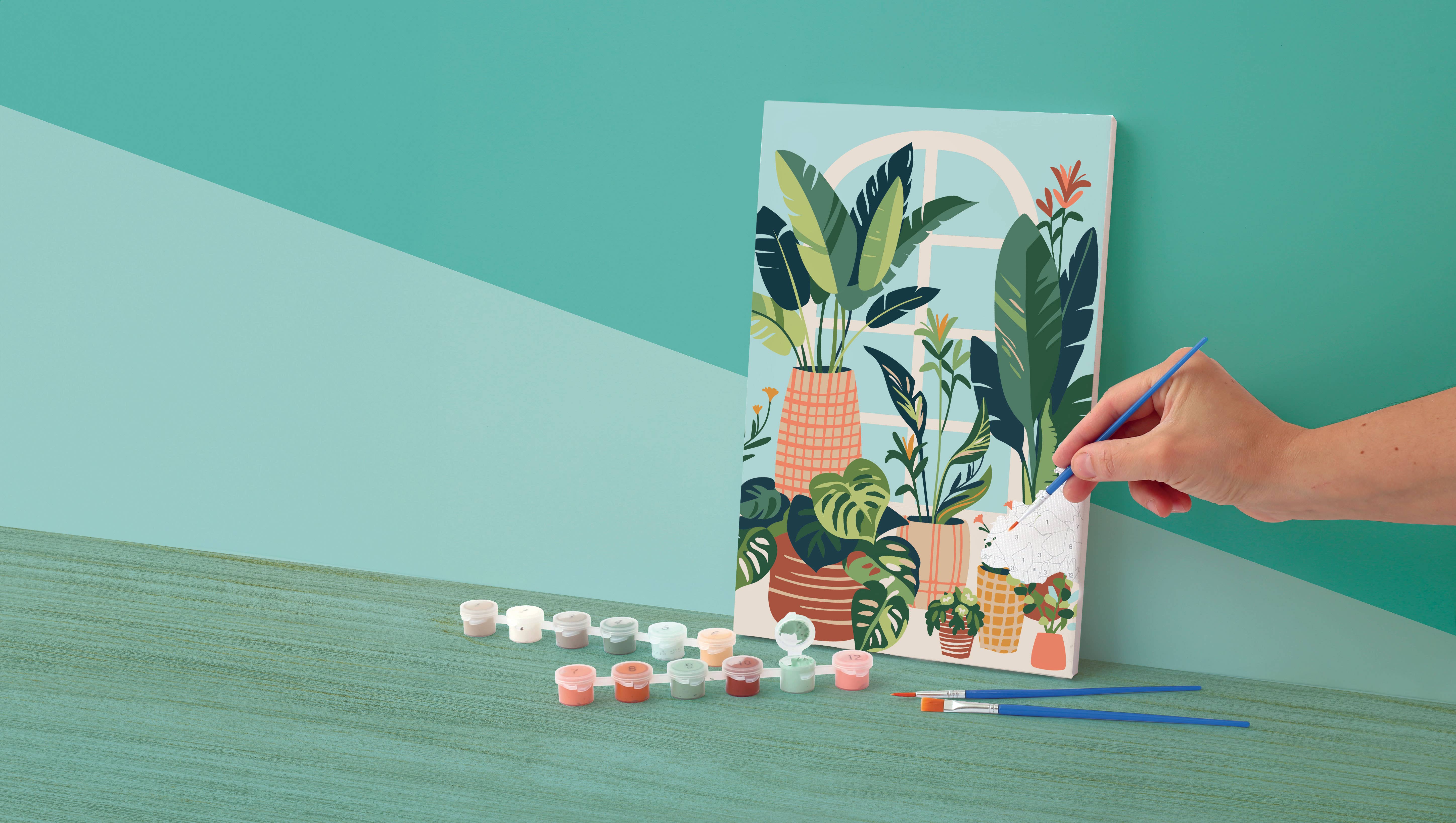 Graine Créative - Vente Kit de bricolage - PEINTURE AU NUMERO 30x20 URBAN JUNGLE5