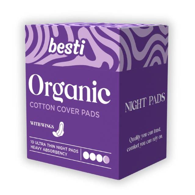 100% Organic Cotton Night Pads (10 Count) and other Purchase Wholesale pads. Free Returns & Net 60 Terms on Faire trending on Faire.