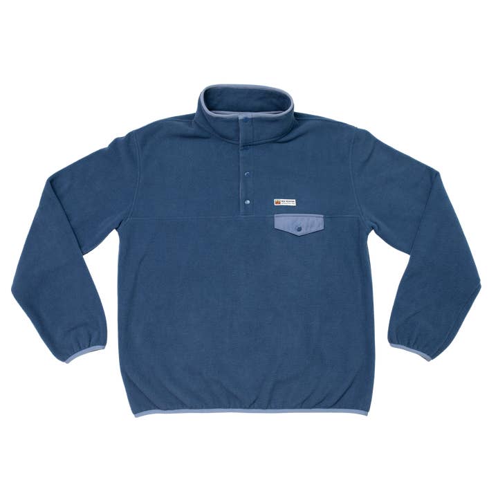 Frontier Fleece Pullover (Blue Ridge) for wholesale by New Frontier