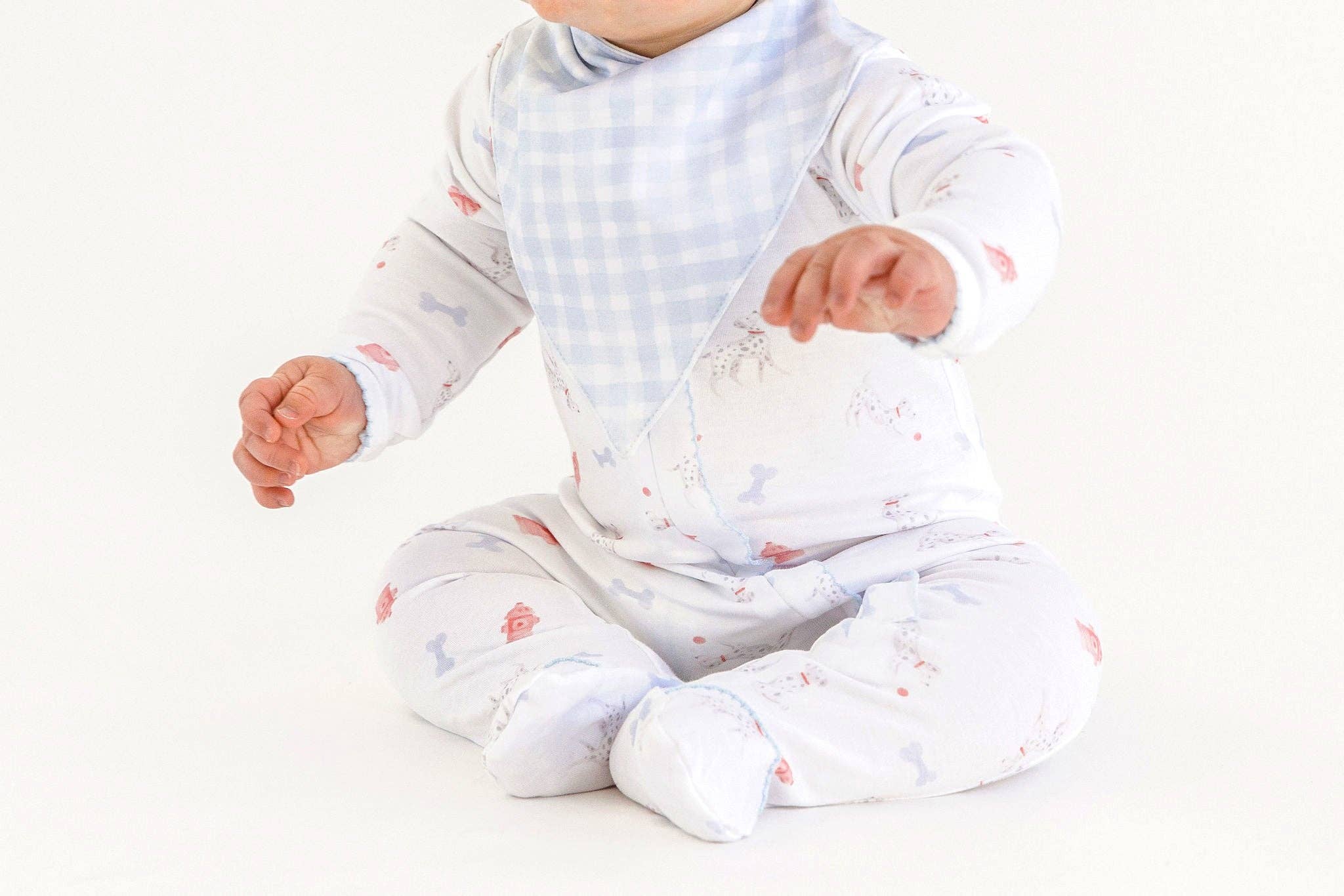 Lavender Bow - Wholesale Sleepsuit - Baby - Dalmatian Classic Footie1