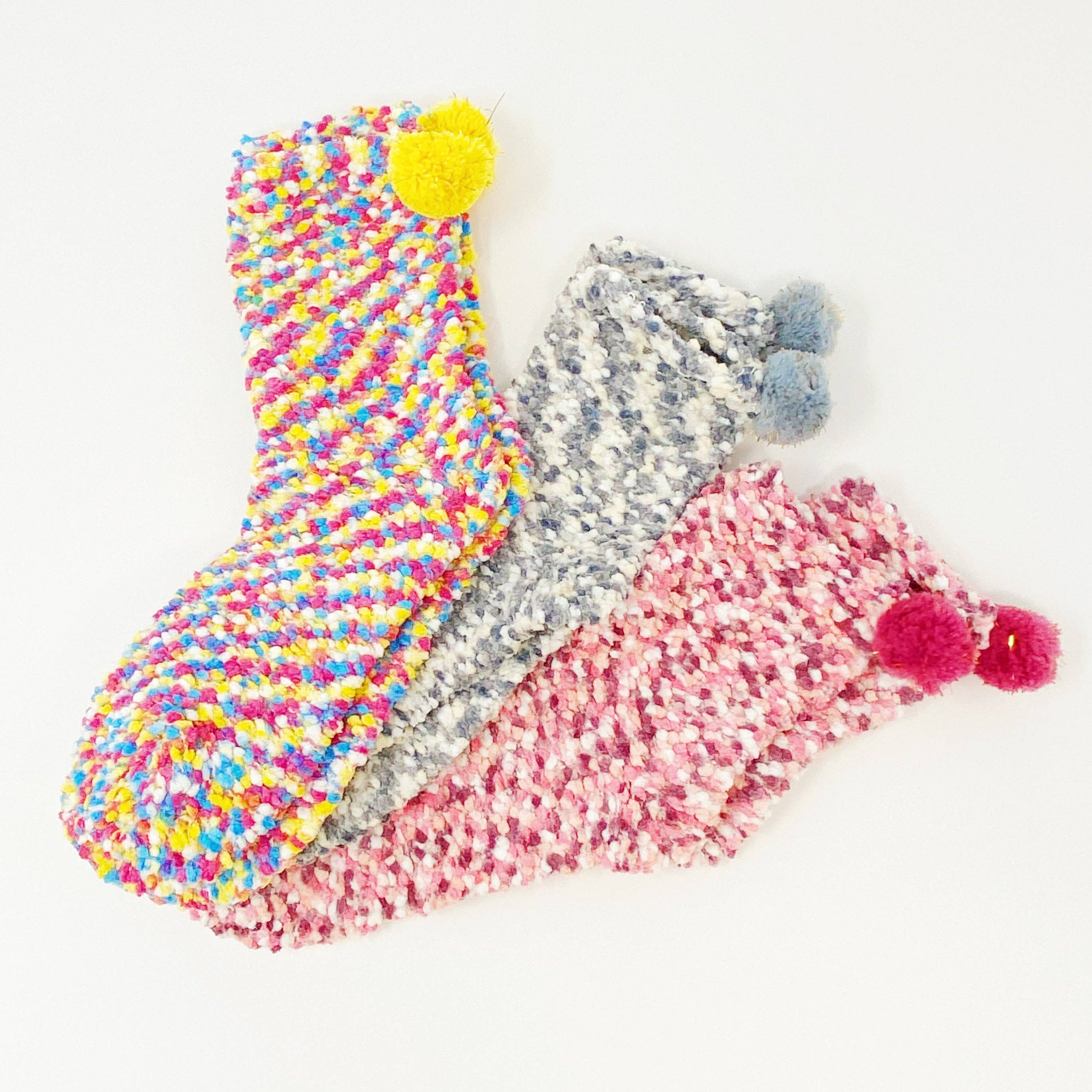 Ellison+Young - Wholesale Socks - Women's - Fuzzy Pom Confetti Socks4